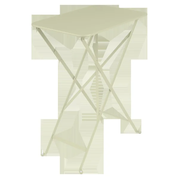 FERMOB Table Rectangulaire Pliante 57 x 37 cm Bistro en Acier - Tilleul