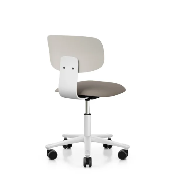 FLOKK Chaise de bureau assise capitonnée Tion 2140 - Taupe