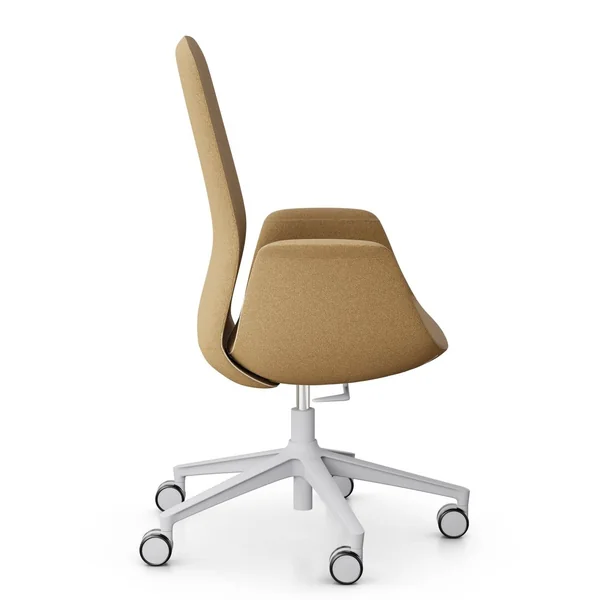 FLOKK Fauteuil de bureau assise ergonomique Ellie Pro 10ST - Jaune - Roulettes pour sol souple