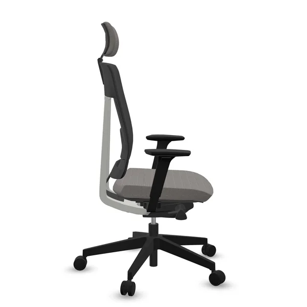 FLOKK Fauteuil de bureau Xenon Net 101SFL - Beige - Roulettes pour sol dur