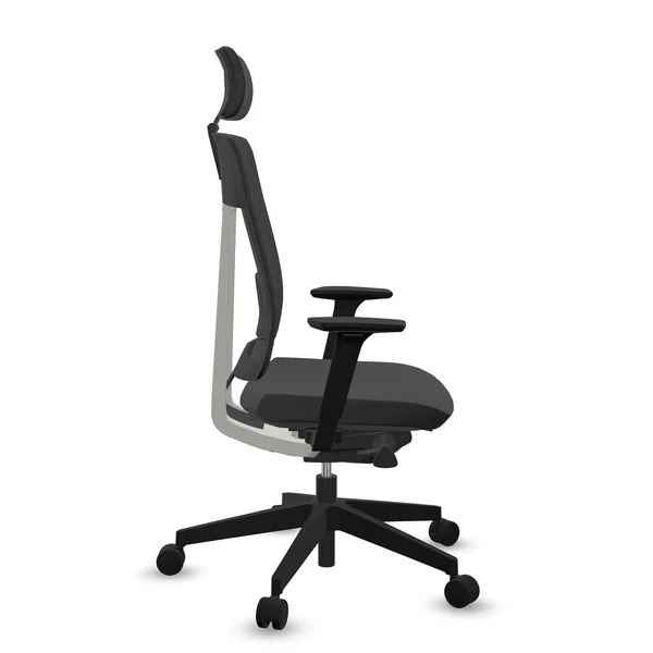 FLOKK Fauteuil de bureau Xenon Net 101SFL - Noir - Roulettes pour sol souple