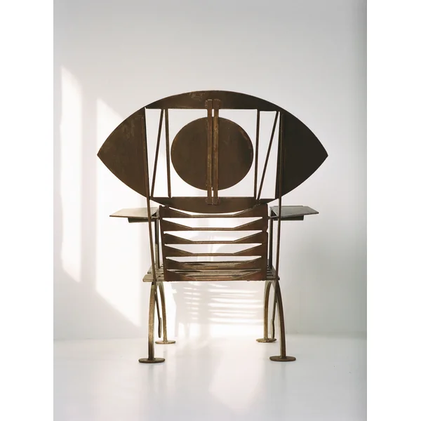 Functional Sculpture / Vintage Artist Arm Chair from Nigeria C. 1960-70