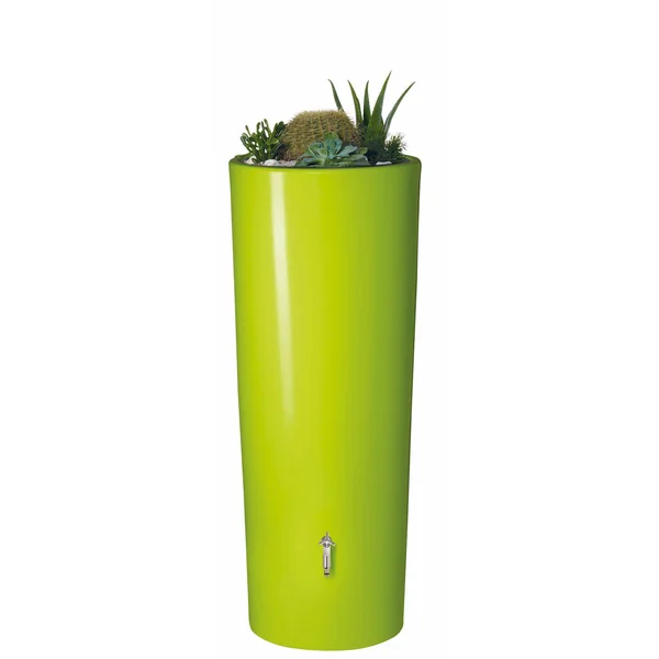 GARANTIA Récupérateur d'eau avec bac à fleurs 350L, vert