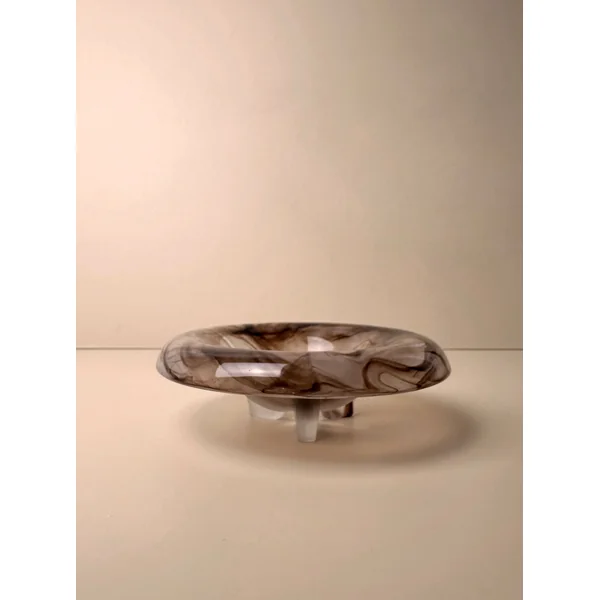 German Art Deco Cloud Glass Bowl around 1930
