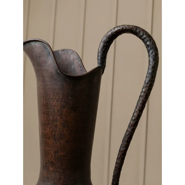 Giant Vintage Metal Jug - Italy 1950s