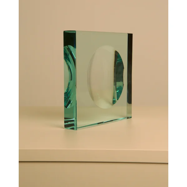Glass storage compartment by Fontana Arte 70's