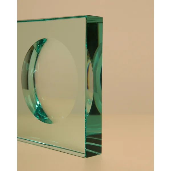 Glass storage compartment by Fontana Arte 70's