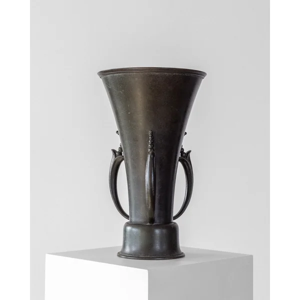Grace Bronze Vase by Ystad Metall, 1930s