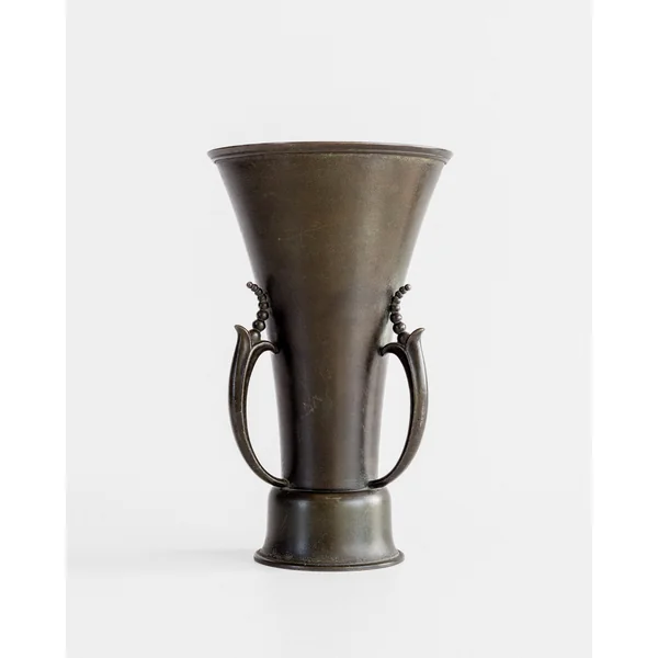 Grace Bronze Vase by Ystad Metall, 1930s