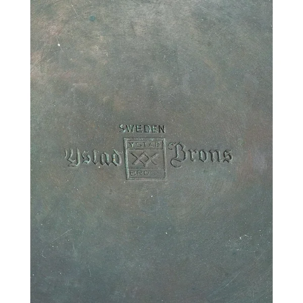 Grace Bronze Vase by Ystad Metall, 1930s