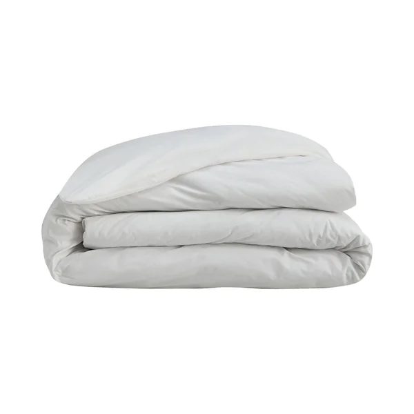 Housse de couette coton bio Fil & Sens - Blanc - 200 x 200 cm