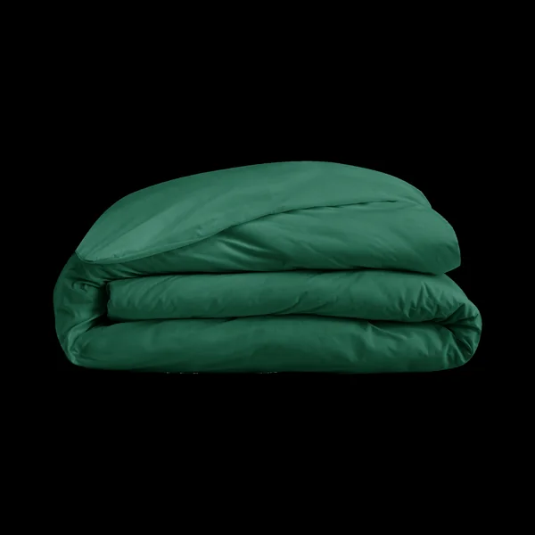 Housse de couette coton bio Fil & Sens - Vert Feuille - 140 x 200 cm