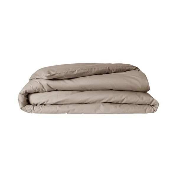Housse de couette coton bio Thaïs - Ficelle - 240 x 220 cm