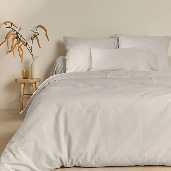 Housse de couette coton lin Valentine - Galuchat - 260 x 240 cm