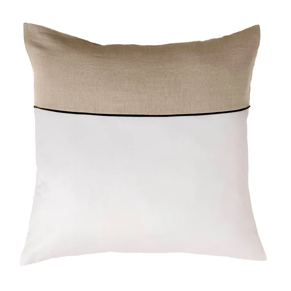Housse de couette et deux taies d'oreiller coton (240 x 220 cm) Gabrielle Beige