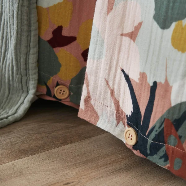 Housse de couette gaze de coton (240 x 220 cm) Azel Multicolore