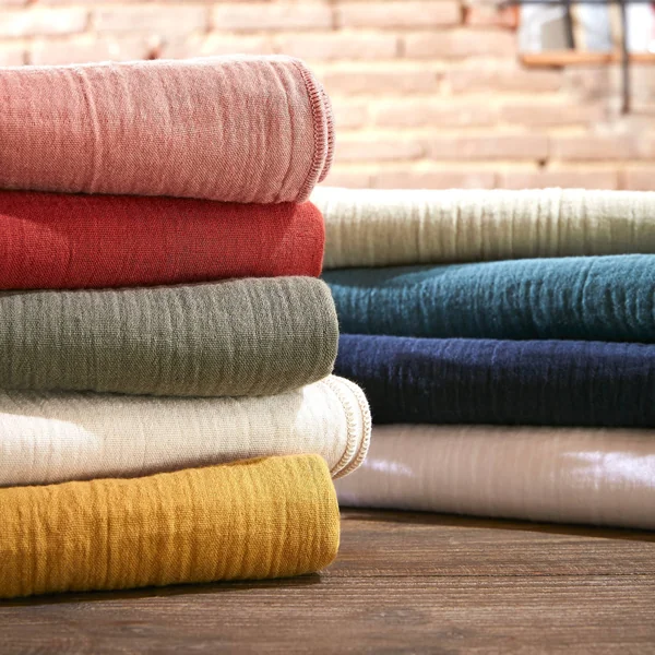 Housse de couette gaze de coton (240 x 220 cm) Gaïa Ficelle