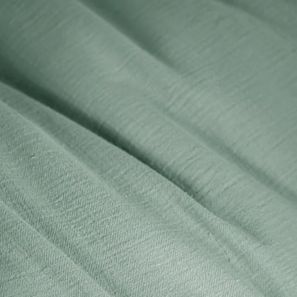 Housse de couette gaze de coton bio Lou - Vert d'eau - 240 x 220 cm