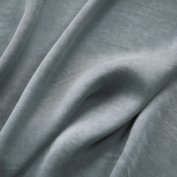 Housse de couette lyocell Tencel™ lavé (280 x 240 cm) Olivia Bleu stone
