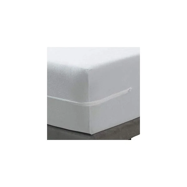 Housse de matelas intégrale anti-punaises de lit (180 x 200 cm) Ombeline Blanche