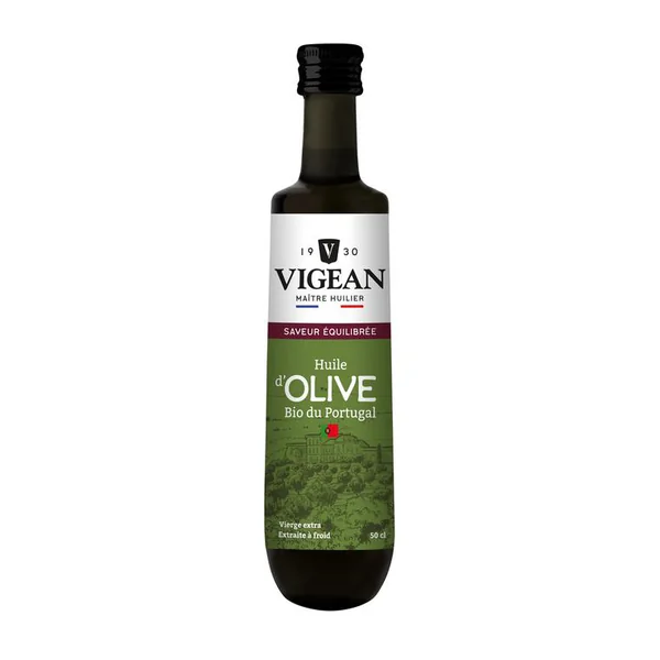 Huile d'olive bio du Portugal Vigean - 50 cL