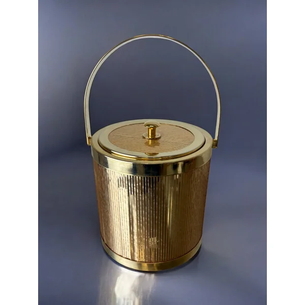 Ice Bucket, Gilded Mirrors, Italy, 1970s