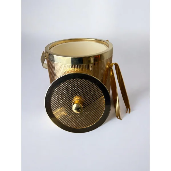 Ice Bucket, Gilded Mirrors, Italy, 1970s