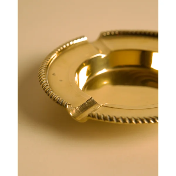 Italian Brass Ashtray DLG Jean Després 60's