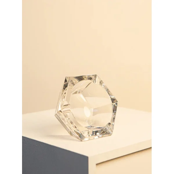 Italian "Diamant" Ashtray in 60's Crystal