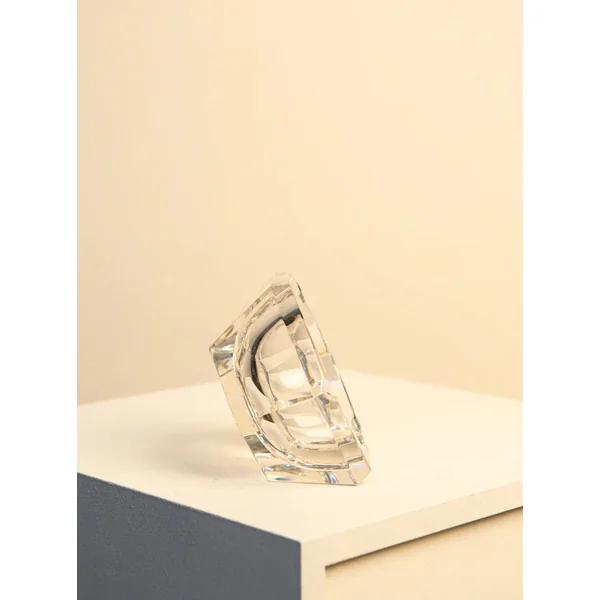 Italian "Diamant" Ashtray in 60's Crystal