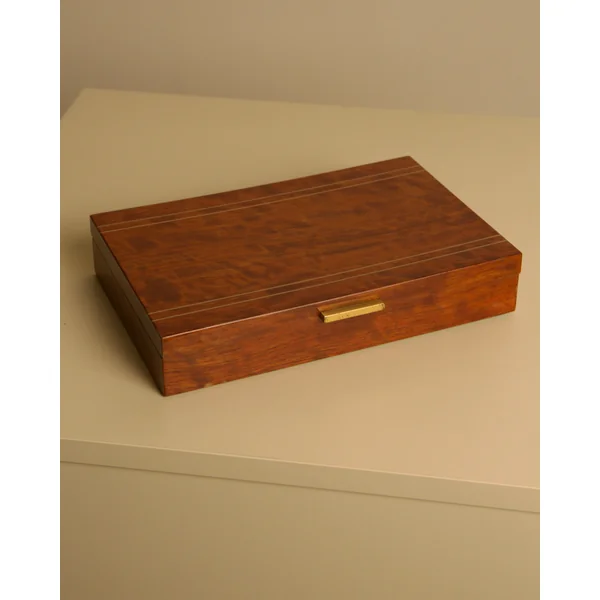 Italian Lacquered Wooden Box 1960s