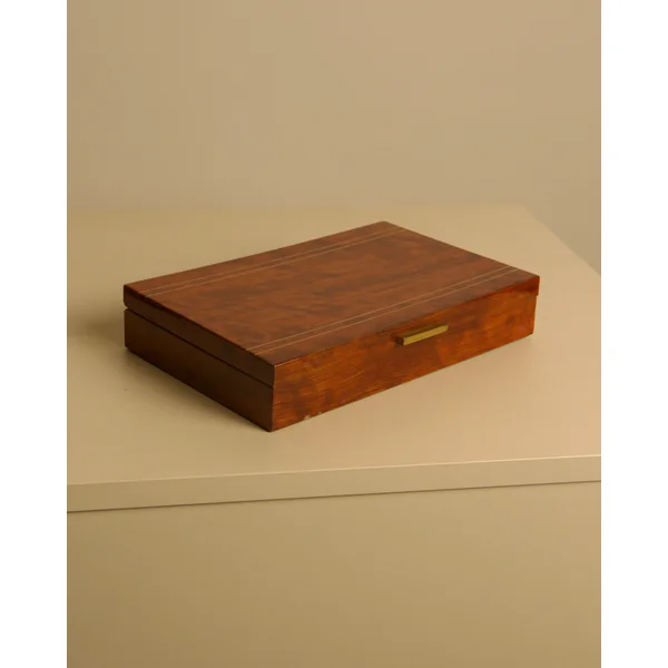 Italian Lacquered Wooden Box 1960s