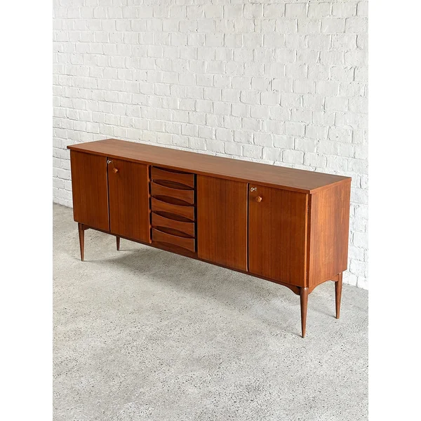 Italian Modernist Teak Sideboard, Vittorio Dassi, 1960's