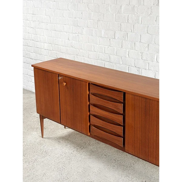 Italian Modernist Teak Sideboard, Vittorio Dassi, 1960's