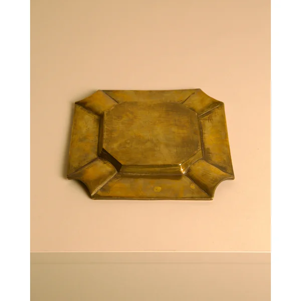 Italian "Octagonal" Brass Trinket Tray, 1960s