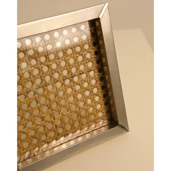 Italian Square Metal Vide-poches, 70s