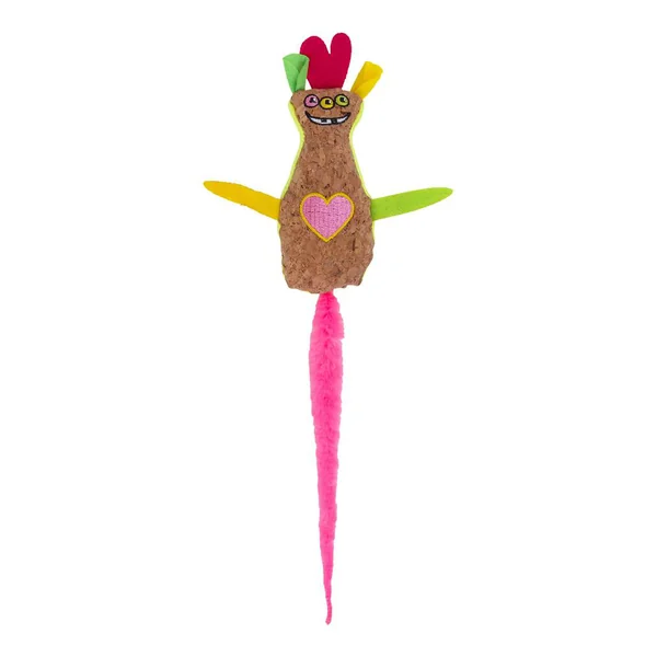 Jouet pour chat coloris multicolore Wouapy Stranger Lover - 14 x 12 x 3 cm