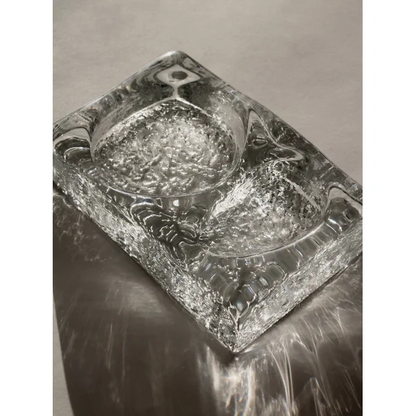 Kosta Boda Mid-Century Massive Glass Ashtray