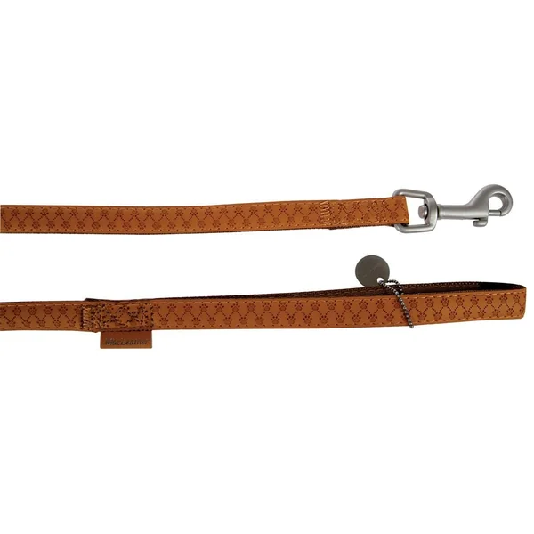 Laisse mc leather chien - 1,20M - 10 mm - jaune