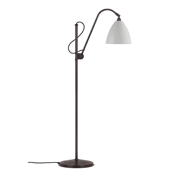 Lampadaire BESTLITE BL3M Laiton noir/ blanc GUBI