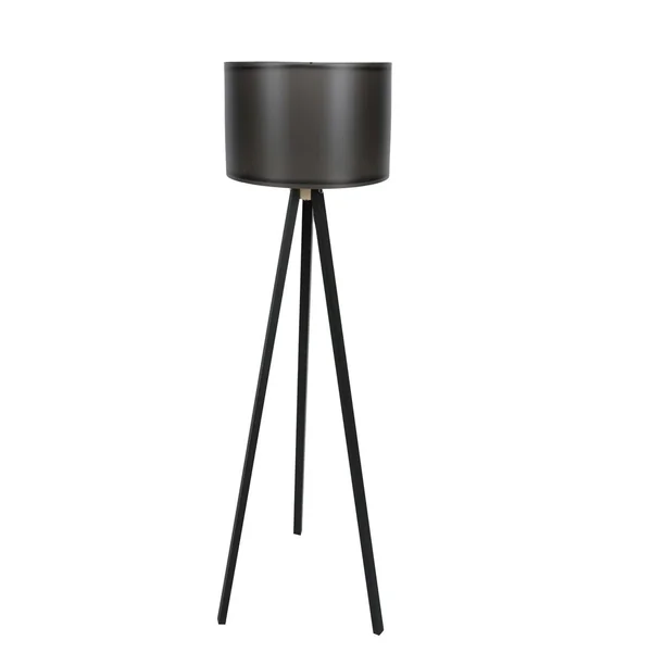 Lampadaire de salon noir avec trépied, style moderne KILIS