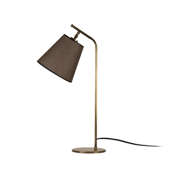 Lampe de chevet vintage, abat-jour marron orientable ZURICH