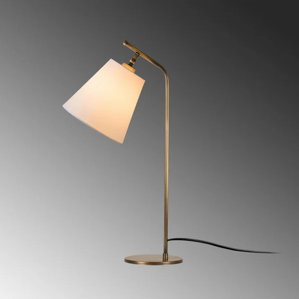 Lampe de chevet vintage, abat-jour écru orientable ZURICH