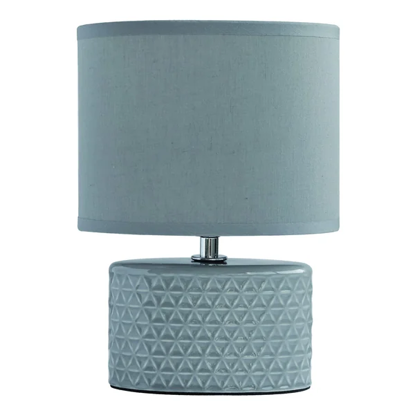 Lampe Felix grise Ø17 H23cm