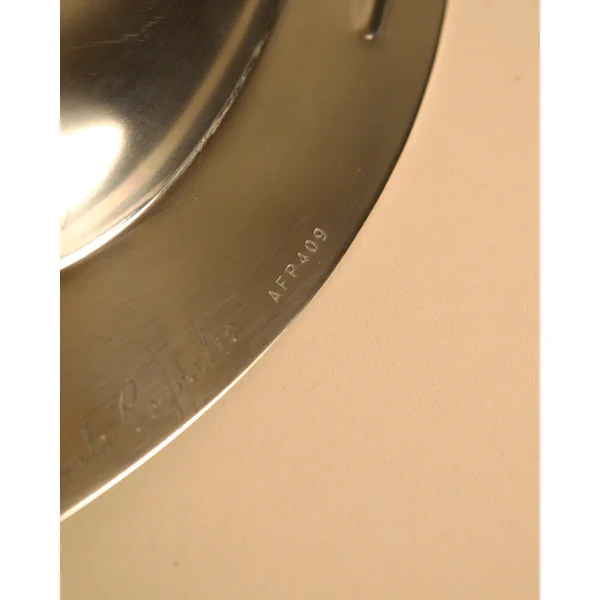 Large metal storage compartment 'Forma Orizzontale Circolare' by Carmelo Cappello for Ales