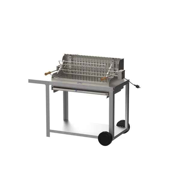 LE MARQUIER Ensemble Barbecue et Chariot Irissarry en Inox
