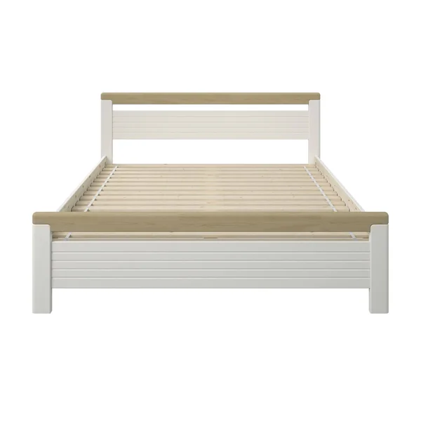 Lit avec rangements en option bois massif Tiaré - 160 x 200 cm