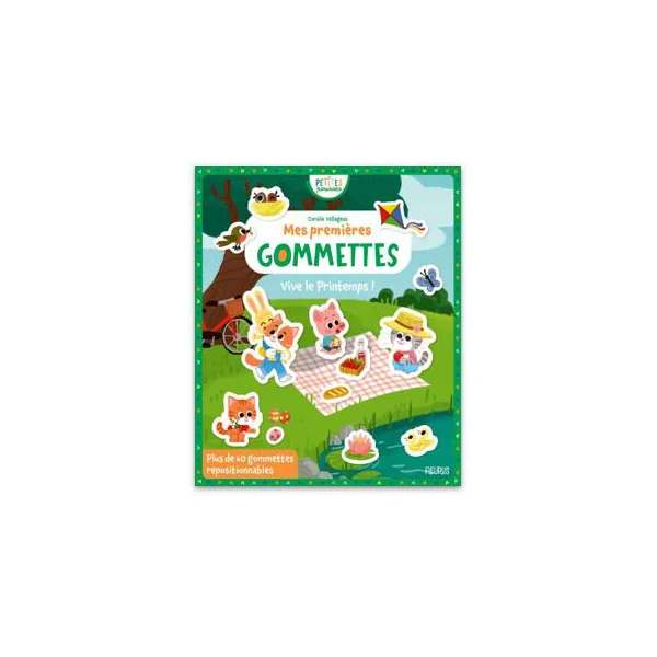 Livre "Mes premières gommettes - Vive le printemps ! Éditions Fleurus