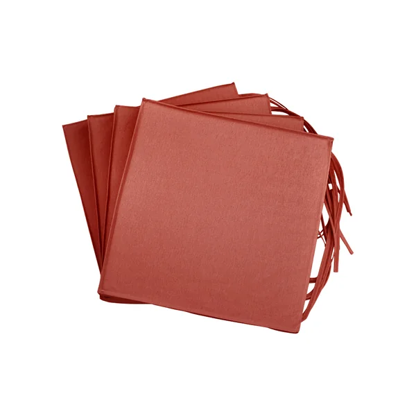 Lot de 4 Galettes de Chaises de Jardin Recyclé Heva - Tomette