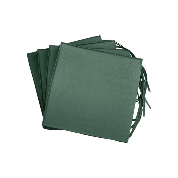 Lot de 4 Galettes de Chaises de Jardin Recyclé Heva - Vert Fougère